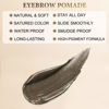 Picture of LAVONE Eyebrow Stamp Stencil Kit for Eyebrows, Brow Stamp Trio Kit with Waterproof Eyebrow Pencil, Eyebrow Pomade, 20 Eyebrow Stencils, Dual-ended Eyebrow Brush and Sponge Applicator - Ebony
