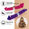Picture of 40pcs Heatless Spiral Hair Rollers with Styling Hooks, 22inch/55cm, No Heat Damage, DIY Kit for Long & Medium Hair