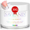 Picture of Saviland Clear Acrylic Powder - 30g Professional Acrylic Nail Powder for Acrylic Nails Extension, 3D Nail Art Polymer Powder, No Need Nail Lamp
