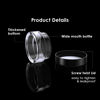 Picture of 50 Pack 5 Gram 0.17OZ Clear Plastic Containers with Lids, Small Round Cosmetic Jars Makeup Travel Containers Jar for Cream, Bead, Eye Shadow, Samples, Jewelry, Lotions, Powders, Glitters Lip Gloss