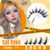 Picture of JIMIRE Natural Lash Clusters Kit Lash Extension Kit with Lash Bond and Seal 180Pcs Anime Eyelash Clusters D Curl Wispy Manga Lash Clusters 8-16MM Cluster Eyelash Extensions Kit Individual Lashes Pack