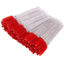 Picture of BTYMS 100 Pieces Disposable Mascara Wands Lash Spoolies Eyelash Brush Brow Spoolies Eyebrow Brush for Eyelash Extensions - Red