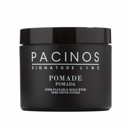 Picture of Pacinos Pomade - Flexible Hold, Frizz Control - High Shine Pomade for All Hair Types