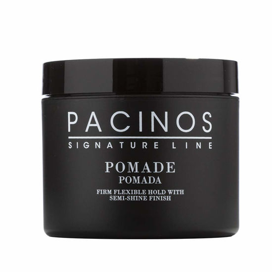 Picture of Pacinos Pomade - Flexible Hold, Frizz Control - High Shine Pomade for All Hair Types