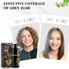 Picture of Hair Dye Shampoo 3 in 1, Hair Color Shampoo for Cover Grey Hair, Natural Hair Dye Shampoo with Herbal Ingredient for Men and Women (MEIDU Chestnut Brown)
