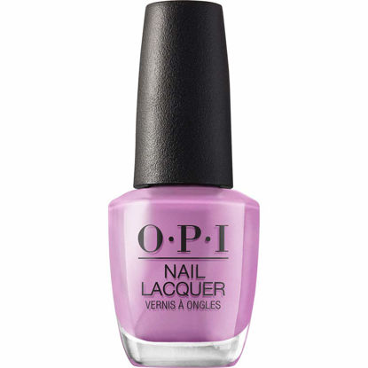 Picture of OPI Nail Lacquer One Heckla of a Color! | Opaque Soft Purple Crème Chip Resistant Nail Polish | Iceland Collection