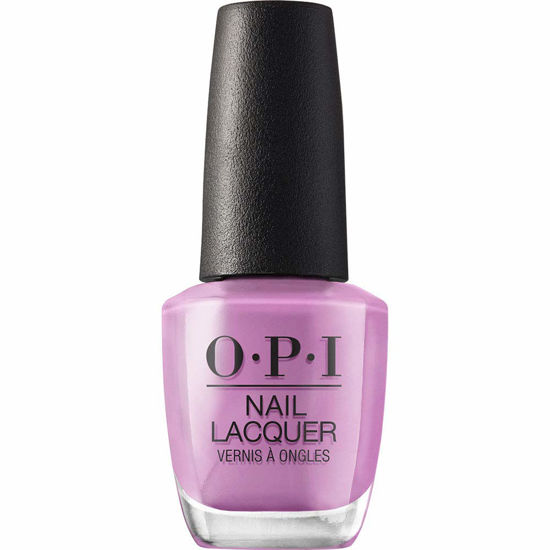 Picture of OPI Nail Lacquer One Heckla of a Color! | Opaque Soft Purple Crème Chip Resistant Nail Polish | Iceland Collection