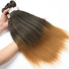Picture of Ubeleco Pre Stretched Braiding Hair, 8 Packs 20 inch Braiding Hair Pre Stretched Yaki Texture, Hot Water Setting, Easy To Install Professional Synthetic Ombre Hair for Braiding(20in,1B/27)