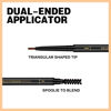 Picture of Waterproof Eyebrow Pencil Dark Brown, Premium Triangular Tip Eye brow Pencil Brn with Spoolie Brush, Longwearing for Perfect Brows, Professional, Precision, Benefit Eyebrow Pencil, O'CHEAL