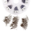 Picture of Volume Lash Extensions 10D Brown Premade Fans 500 PCS 0.07mm 9-16mm Mixed C/D Curl Short Stem Premade Volume Eyelash Extensions Pointed Base Fans by WENDY LASHES (500PCS-10D-0.07-D, 9-16mm MIXED)