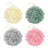 Picture of Awontar Bath Loofah Sponge, 60G Shower Loofah Exfoliating Body Scrubber Sponge, 4 Count Bath Mesh Pouf Ball for Women and Men (Light Color)