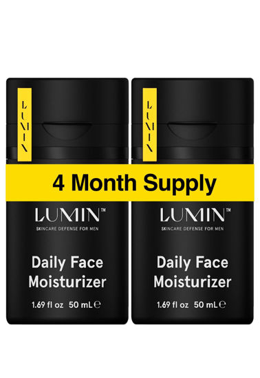 Picture of Lumin - Daily Face Moisturizer for Men - with niacinamide, Mens Face Lotion, Mens Skin Care, Ideal for normal & combination skin, 50ml, 2-Pack
