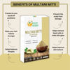 Picture of Multani Mitti Earth Clay (Bentonite & Kaolin), 100% Natural Indian Healing Clay Mask for Skin Care, Natural Deep Cleansing, Pure Grade Facial Mask, Calcium & Sodium Clay, 5.3 oz