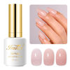 Picture of Imtiti Jelly Gel Nail Polish, 0.5 Fl Oz Nude Natural Sheer Jelly Gel Polish Soak Off LED UV Nail Gel Polish Translucent Gel Nail Polish DIY Nail Art Starter Manicure Salon Gel Nail Kit