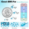 Picture of 6100Pcs Resin Rhinestones for Crafting with 2Pcs 10ml B7000 Jewelry Glue, 1 Box Flatback Crystals Diomand (Indicolite) for Bedazzling Crafts DIY Nail Art Makeup，Non Hotfix Gems for Clothing Shoes