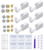 Picture of VitaCool Ear Piercing Kit Disposable Ear Cartilage Piercing Gun Kit with Sterile Multi-Sized CZ Studs Easy and Safe Earring Self Piercing Kit for Yourself Use at Home (Style A-CZ-3/4/5mm-)