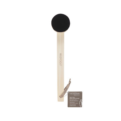 Picture of EcoTools Good Tan Self-Tan Back Applicator, Back Brush For Applying Self-Tan, Long Handle For Controlled Sunless Tanning, Eco Friendly Back Tanning Applicator, Vegan, & Cruelty Free, 1 Count
