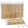 Picture of 400PCS Pointed Cotton Swabs with Storage Case - Precision Tip Cotton Swabs with Wooden Sticks - Microblading Cotton Swab 4 inch - Cotton Swabs for Makeup, Tattoo Permanent Supplies