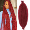 Picture of 8 Packs Pre-Separated Springy Afro Twist Hair For Distressed Soft Locs 30 Inch Long Wine Red Spring Twist Hair For Women Synthetic Marley Twist Crochet Braids Hair Extension (8 Strands/Pack,BUG#)