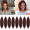 Picture of 8 Packs Springy Afro Twist Hair 12 Inch Pre-Separated Spring Twist Crochet Braids Hair For Soft Faux Locs Synthetic Marley Twist Braiding Hair Extension For Women (8 Strands/Pack,T350#)