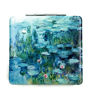 Picture of Aeisage Small Handbag Mirror Monet Compact Mirror for Girls Purse Mirror Folding Pu Leather Mirror Water Lilies Travel Mirror Compact Unique Gift for Sister