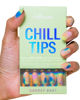 Picture of Chillhouse Chill Tips Signatures Press On Nails Kit, Groovy Baby - 24 Nail Shapes & Sizes, Dual-Sided Buffer & File, Cuticle Stick & Glue - Long-Lasting Nail Art Manicures
