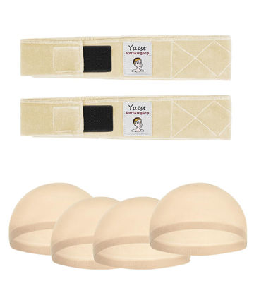 Picture of Yuest Wig Grip Wig Grip Band for Lace Front Wig Headband Keeping Wigs in Place Wig Head Band Strap to Secure Wig Gripper