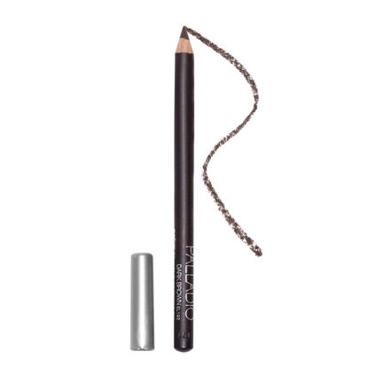 Picture of Palladio Wooden Eyeliner Pencil, Thin Pencil Shape, Easy Application, Firm yet Smooth Formula, Perfectly Outlined Eyes, Contour and Line, Long Lasting, Rich Pigment, Dark Brown