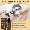Picture of Light Brown Hair Dye Shampoo 3 in 1, Long-lasting & Natual Hair Color Shampoo, Herbal Ingredients Natural Shampoo Hair Dye Effect in Minutes, Gifts for Men Women 500ml