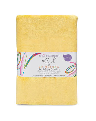 Picture of Curly Girl Microfiber Hair Towel - Anti-Frizz, Absorbent, Fast Drying - for Curly Hair - Microfiber Hair Towel for Curly Hair