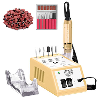 Picture of Jiasheng Electric Nail Drill, 30000rpm Professional Nail Drill Machine, Nail Drills for Acrylic Nails Professional Manicure Pedicure Kit for Woman