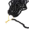 Picture of 24 Inch Faux Locs Crochet Hair Pre Looped 6 Packs Soft Locs Crochet Braids Goddess Locs Dreadlocs Synthetic Hair For Black Women (24 Inch (Pack of 6), 2#)