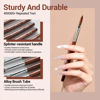 Picture of Modelones Kolinsky Sable Acrylic Nail Art Brush Red Wood Pen Nail Brush for Nail Art Professional Manicure Tool small gifts for women (14#)
