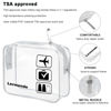 Picture of Lermende 3pcs TSA Approved Toiletry Bag For Women, Travel Toiletry Bag for Men, Airport Carry On Small Clear Toiletry Bag Cosmetic bag For Travel Toiletries - Clear