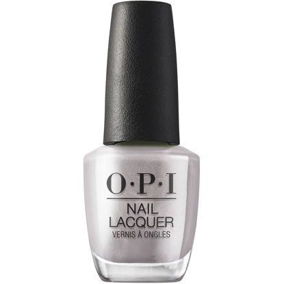 Picture of OPI Nail Lacquer Chrome Clawz | Opaque Bright Silver Metallic Chip Resistant Nail Polish | Metallic Mega Mix Collection