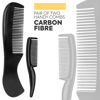 Picture of Beauty & Crafts- 5'' German Beard Mustache Scissors - 2 Mustache Comb for Facial Hair with Beautiful Pouch - Beard Trimming Scissors Use for Grooming, Cutting, and Styling of Mustache (Black)