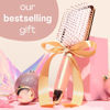 Picture of Lily England Hair Brush for Women For All Hair Types - Professional Paddle Brush for Blow Drying, Hair Detangling, & Straightening - Flat Hairbrush With Gel Handle for Easy Grip, Rose Gold