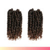 Picture of The BOHOBABE Pre-twisted Passion Twist Crochet Hair 10 Inch Short Pre-looped Crochet Passion Twist Braiding Hair 2 Packs (T30)