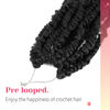 Picture of The BOHOBABE 36 Inch Pre-twisted Passion Twist Hair 8 Packs Super Long Pre-looped Crochet Passion Twist Braiding Hair Soft Bohemian Twists (1#) 1#(Jet Black)