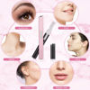 Picture of Chumia 2 Pcs Electric Eyebrow Trimmer Women Precision Face Razors Mini Shaver with Comb Christmas Women Gift Battery Operated Personal Epilator for Face Neck Fuzz Lips Leg(Pink, Black)