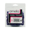 Picture of Amelia Beauty | 1000 Count 1/2" Rubber Bands | Premium US Made Rubber Hair Ties | Ideal for Ponytails, Braids & Beards | Strong All Day Hold | Convenient Re-closable Container | Purple