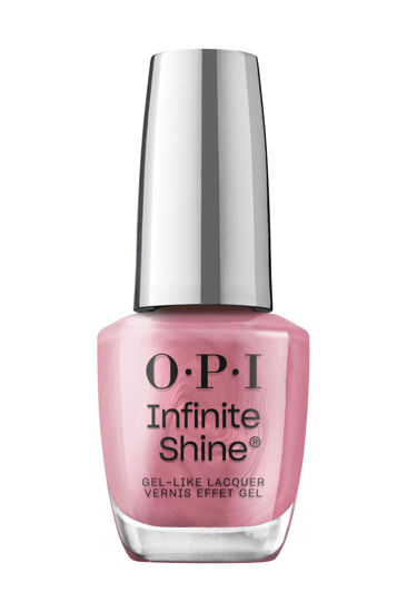 Picture of OPI Infinite Shine Aphrodite's Pink Nightie | Sheer Soft Pink Pearl Long Wear Gel Like Nail Polish | Vegan, Long Lasting, Streak Free