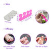 Picture of Toe Spacers for Women,Toe Separators for Nail Polish,Toe Separators Use for Separation of Toenails or Nails As Well As Relieve Orthopedic Bunion Symptoms.