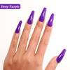 Picture of Imtiti Purple Gel Nail Polish, 0.5 Fl Oz Deep Purple Gel Polish Soak Off LED UV Nail Gel Polish Spring Summer Gel Nail Polish DIY Nail Art Starter Manicure Salon Gel Nail Kit