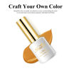 Picture of Imtiti Gel Nail Polish, 1 Pcs 0.5 Fl Oz Orange Yellow Gel Polish Soak Off LED U V Nail Gel Polish Neutral Gel Nail Polish DIY Nail Art Starter Manicure Salon Gel Nail Kit for Women Girls