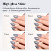 Picture of Imtiti Jelly Gel Polish, 15ML Sheer Grey Jelly Gel Nail Polish Translucent Spring Summer Nail Gel Polish LED UV Gel Nail Polish for Nail Art DIY Manicure