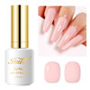Picture of Imtiti Nude Gel Nail Polish, 0.5 Fl Oz Nude Pink Gel Polish Soak Off LED UV Nail Gel Polish Spring Summer Gel Nail Polish DIY Nail Art Starter Manicure Salon Gel Nail Kit