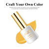 Picture of Imtiti Gel Nail Polish, 0.5 Fl Oz Warm Yellow Gel Polish Soak Off LED UV Nail Gel Polish Autumn Winter Nail Polish DIY Nail Art Manicure Salon Gel Nail Kit for Women Girls