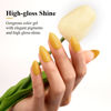 Picture of Imtiti Gel Nail Polish, 0.5 Fl Oz Warm Yellow Gel Polish Soak Off LED UV Nail Gel Polish Autumn Winter Nail Polish DIY Nail Art Manicure Salon Gel Nail Kit for Women Girls