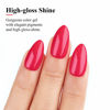 Picture of Imtiti Gel Nail Polish, 15ML Crimson Red Gel Polish Soak Off LED UV Nail Gel Polish Autumn Winter Nail Polish DIY Nail Art Manicure Salon Gel Nail Kit for Women Girls